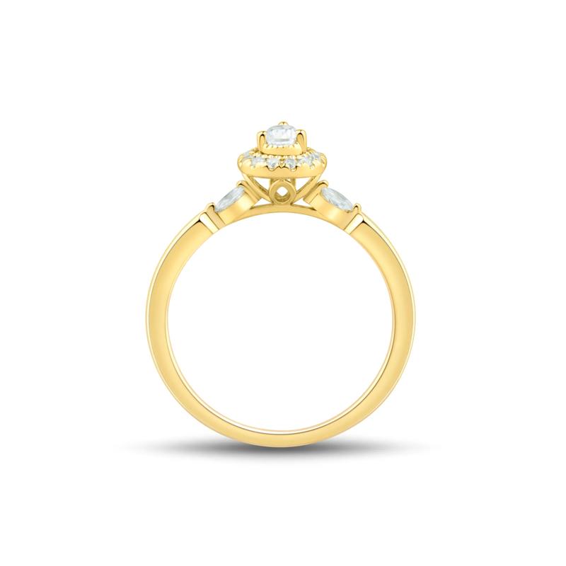 Lab Grown Diamond Ring in 10K Yellow Gold &#40;1/3 ct. tw.&#41; – Image 2 of 3