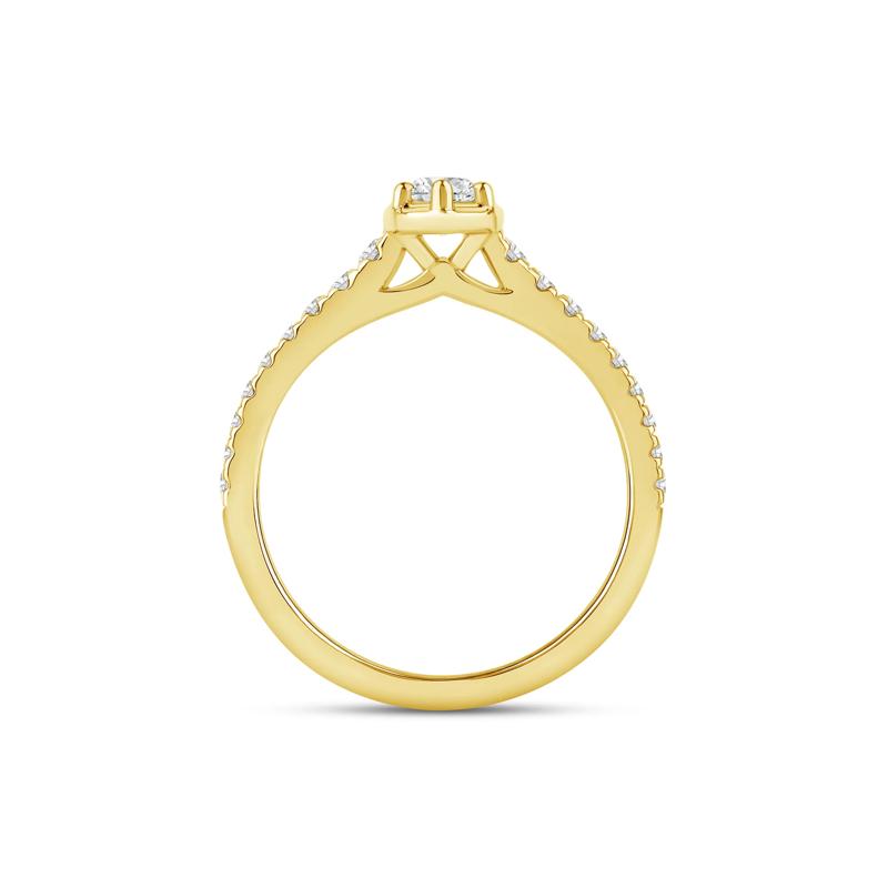 Marquise-Cut Diamond Engagement Ring in 14K Yellow Gold &#40;3/4 ct. tw.&#41; – Image 2 of 4