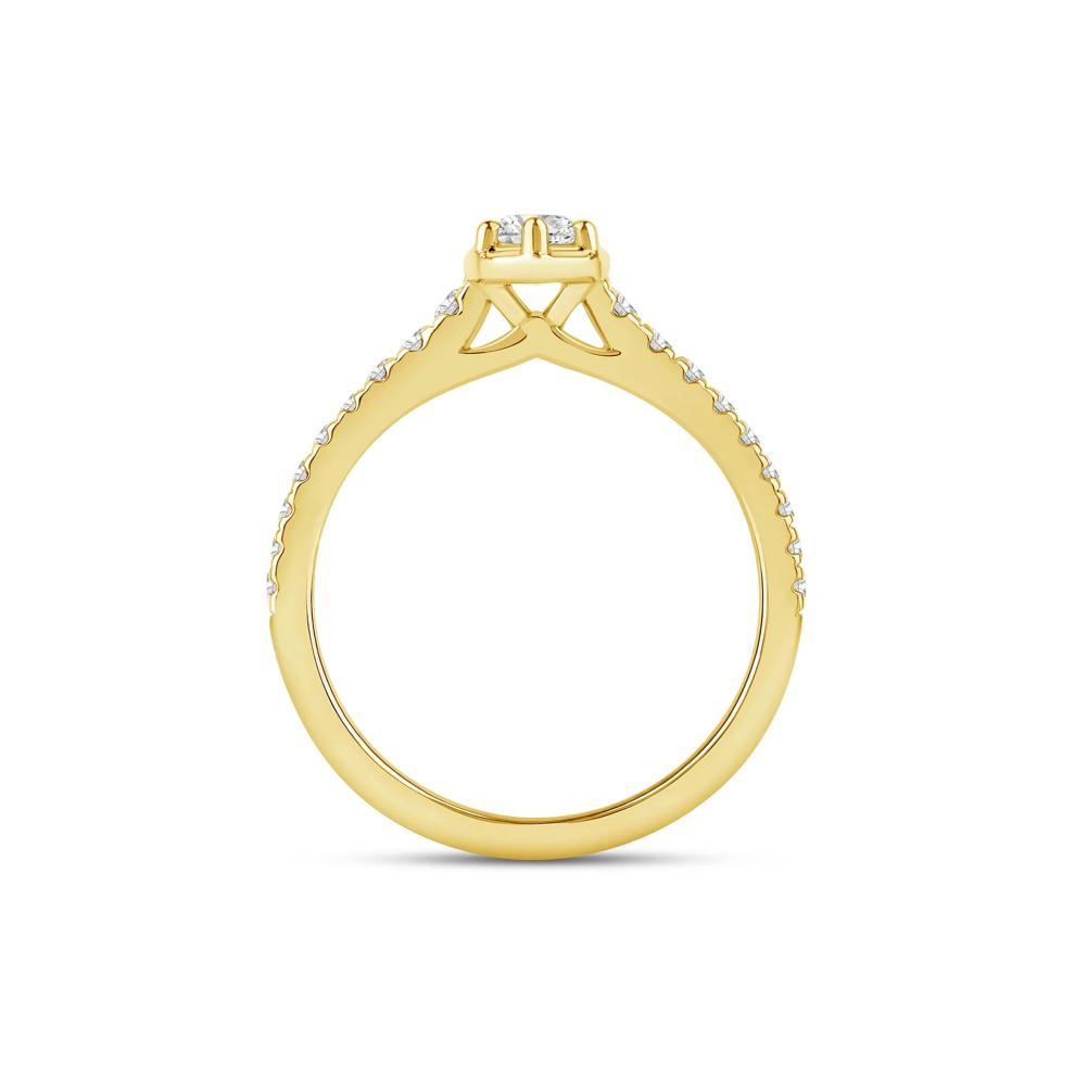 Marquise-Cut Diamond Engagement Ring in 14K Yellow Gold (3/4 ct. tw.) – Image 2 of 4