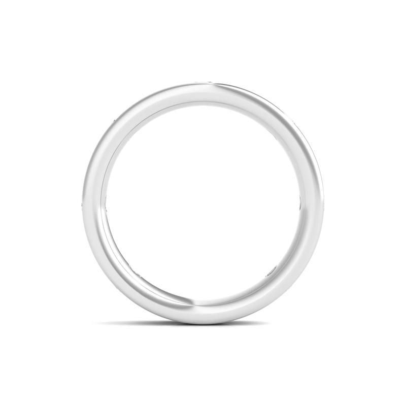Round Diamond Wide-Set Band in 14K White Gold &#40;3/4 ct. tw.&#41; – Image 2 of 3
