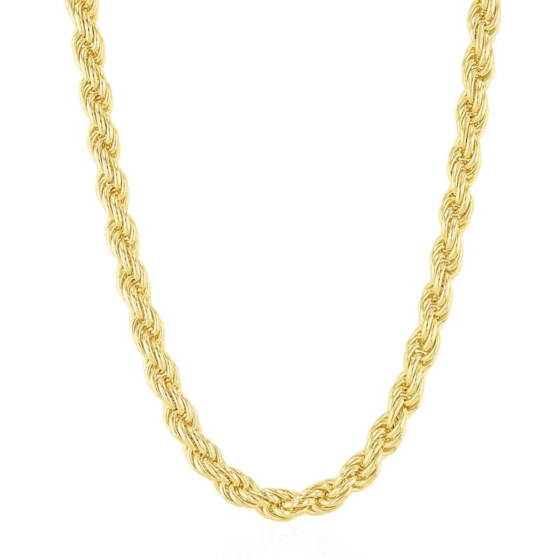 Men&#39;s Rope Chain in Vermeil, 5.0MM,  22&quot; – Image 1 of 3