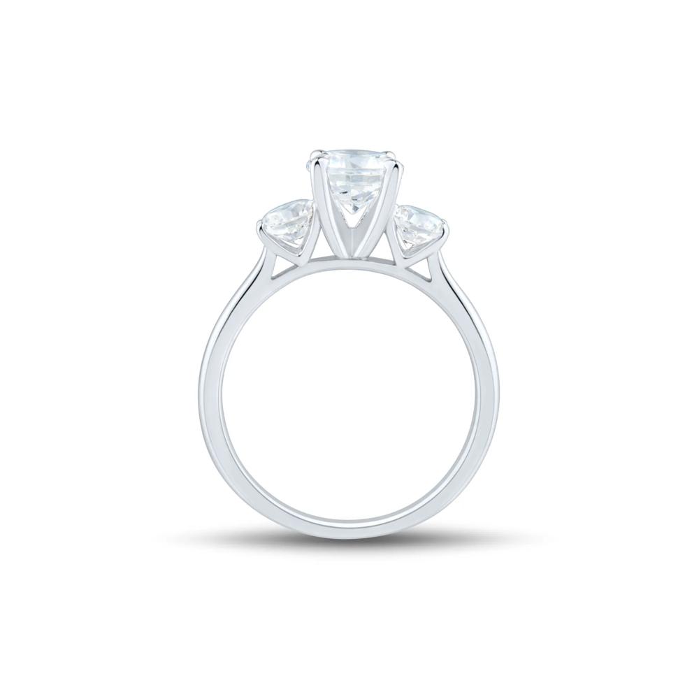5/8 ct. tw. Diamond Semi-Mount Engagement Ring – Image 3 of 6