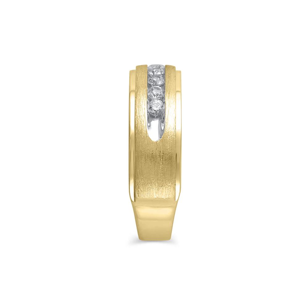 Men's Diamond Ring in 10K Yellow Gold (1/2 ct. tw.) – Image 3 of 3