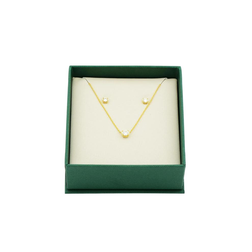 Lab Grown Diamond Round Box Set in Vermeil (1/2 ct. tw.) – Image 2 of 8