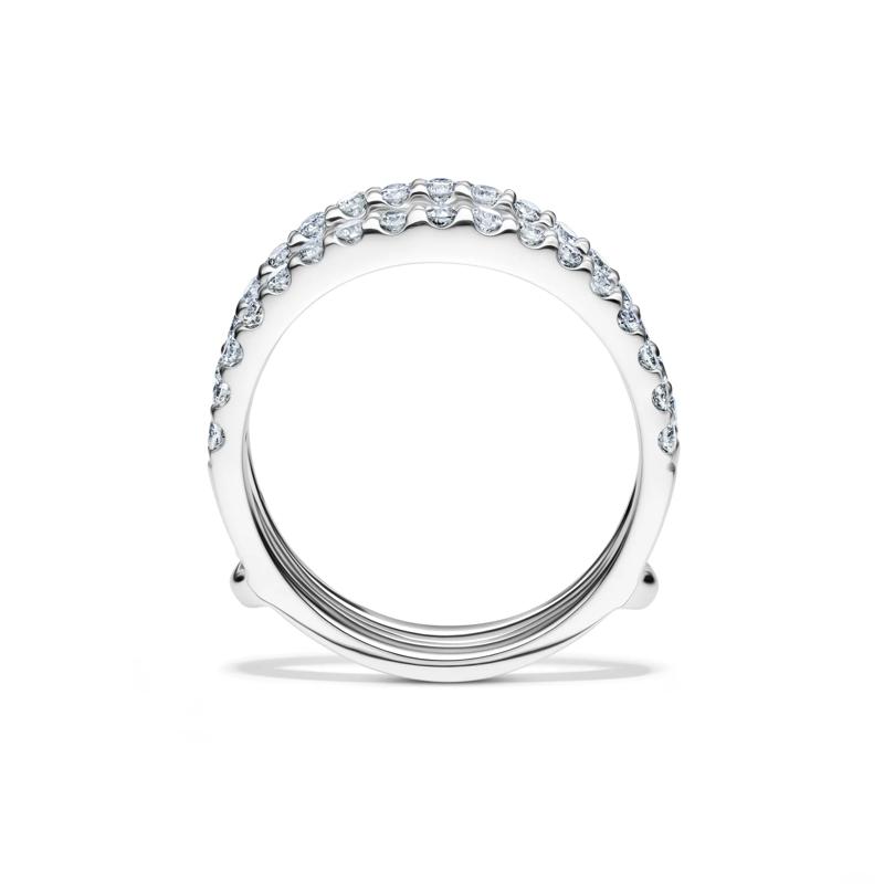 1/2 ct. tw. Diamond Ring Enhancer in 14K White Gold – Image 2 of 3