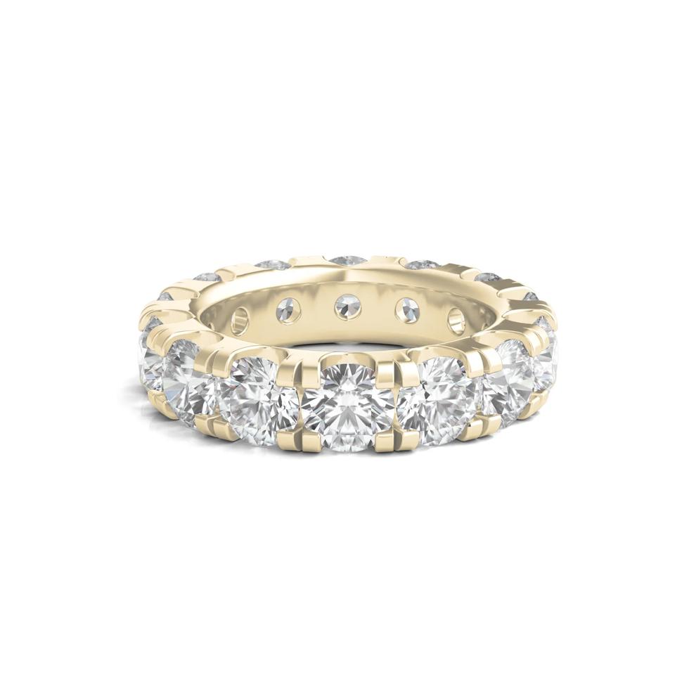 Round-Cut Diamond Eternity Band in 14k Yellow Gold (7 ct. tw.) – Image 1 of 3
