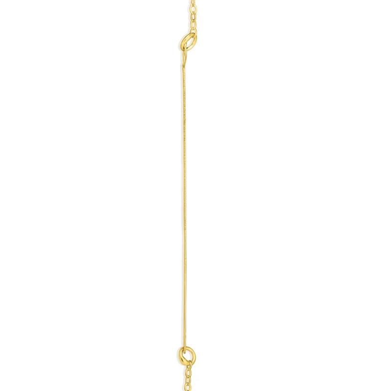 &quot;T&quot; Initial Necklace in 14K Yellow Gold – Image 2 of 3