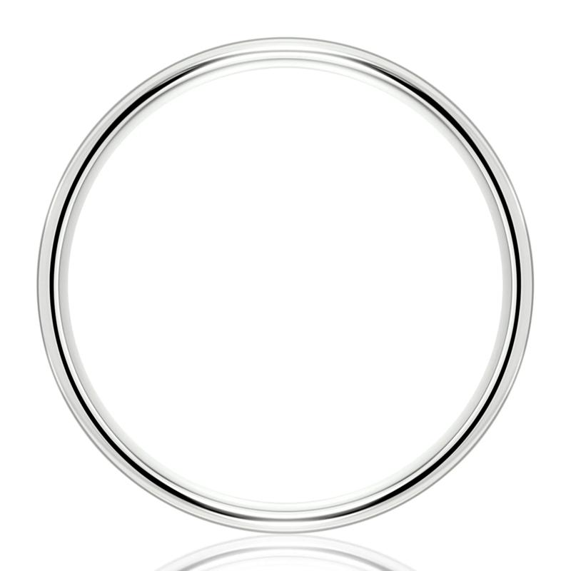 Wedding Band in 10K White Gold, 5MM – Image 2 of 3