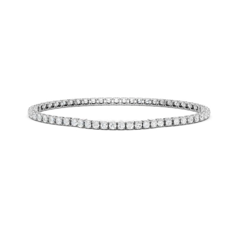 Lab Grown Diamond Tennis Bracelet in 14K White Gold &#40;5 ct. tw.&#41; – Image 1 of 3