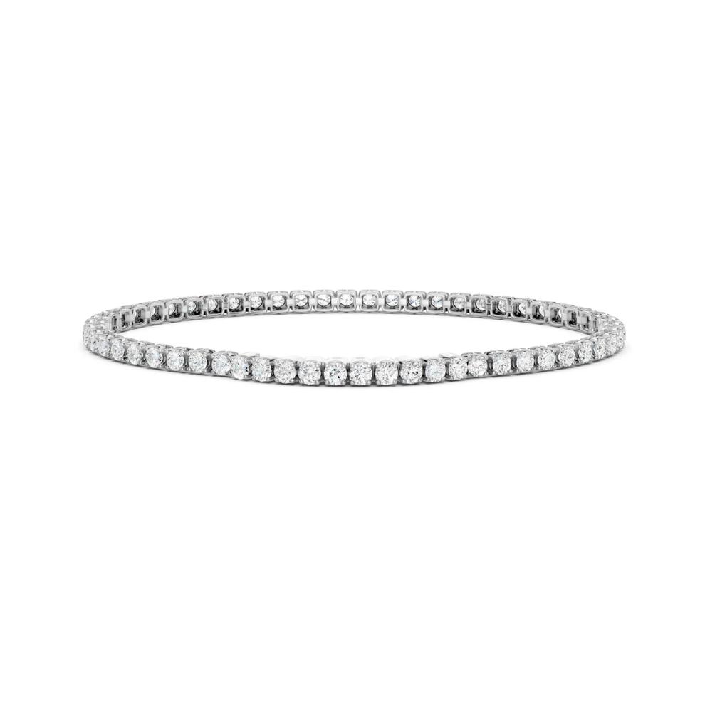 Lab Grown Diamond Tennis Bracelet in 14K White Gold (5 ct. tw.) – Image 1 of 3