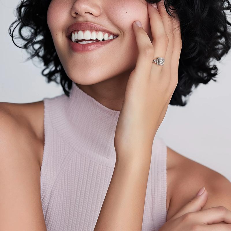 Helzberg Limited Edition 1 ct. tw. Diamond Engagement Ring in 14K White Gold – Image 4 of 4