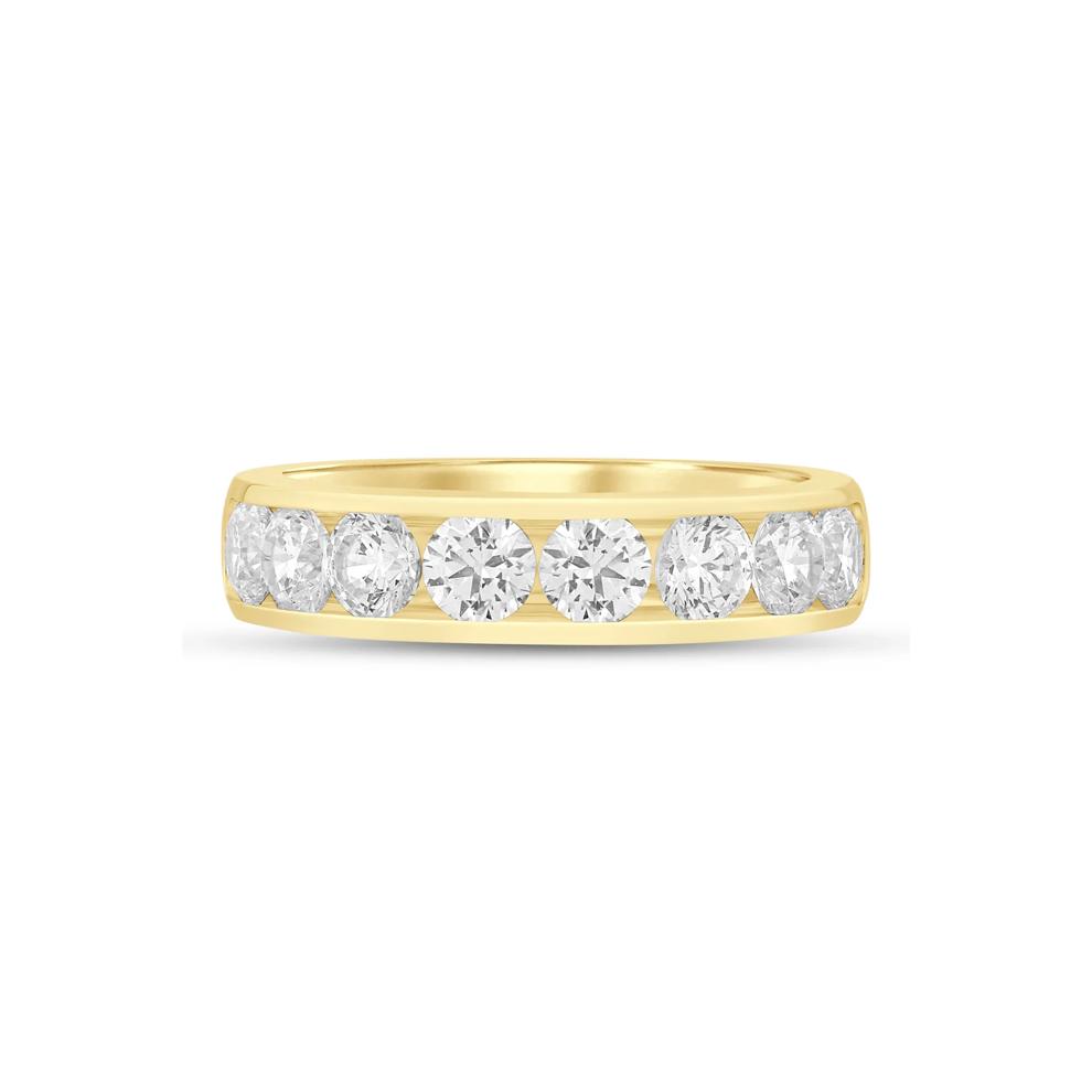 Lab Grown Diamond Channel-Set Band in 14K Yellow Gold (2 ct. tw.) – Image 1 of 3