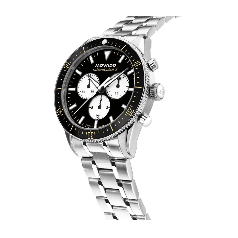 Men's Calendoplan S Chronograph Watch in Stainless Steel – Image 2 of 3