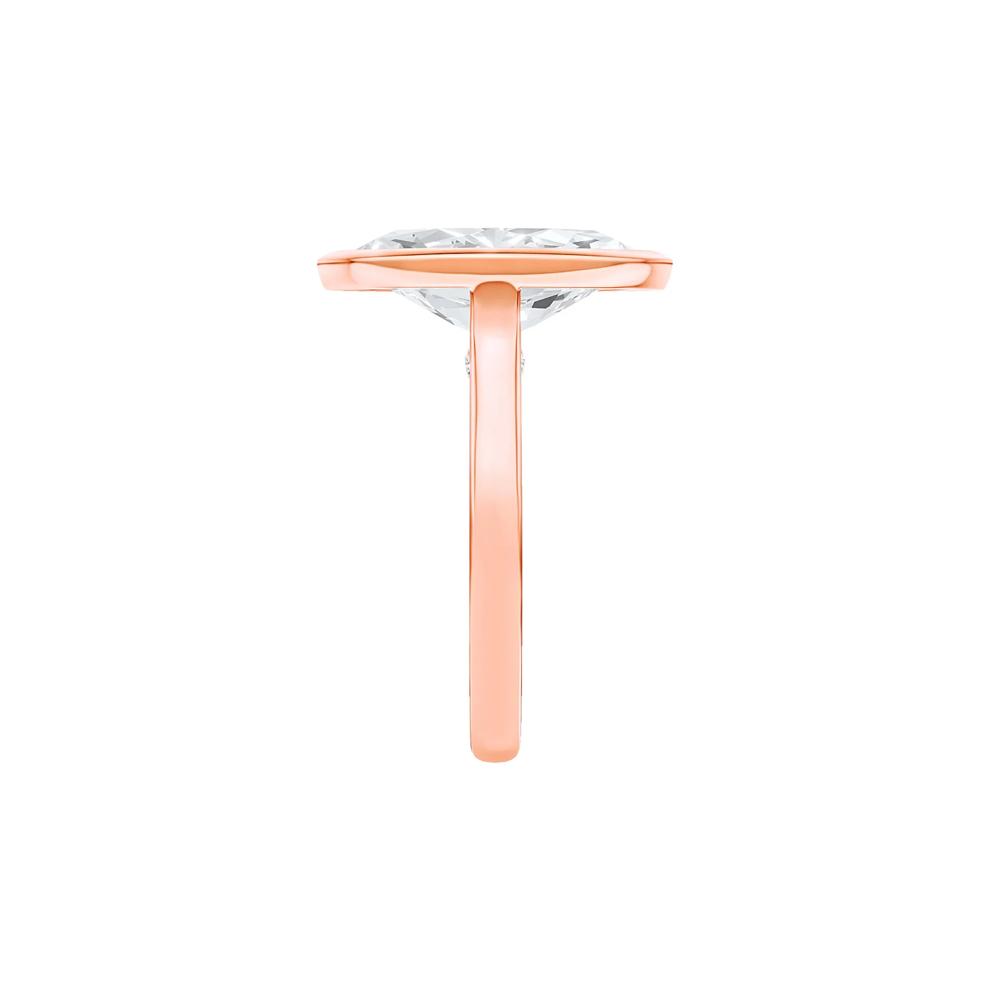 Monroe Lab Grown Diamond Marquise Engagement Ring in 14K Rose Gold (4 ct. tw.) – Image 3 of 5