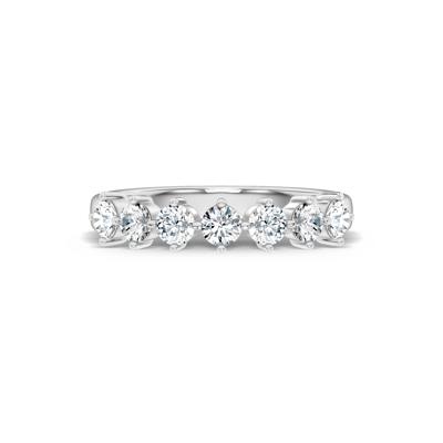Lab Grown Diamond Seven-Stone Band in 10K White Gold (3/4 ct. tw.)