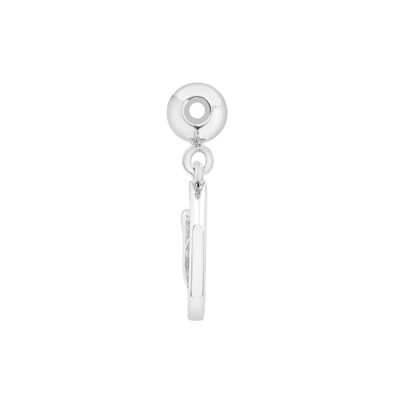 Libra Zodiac Disc Bead Charm in Sterling Silver – Image 2 of 3