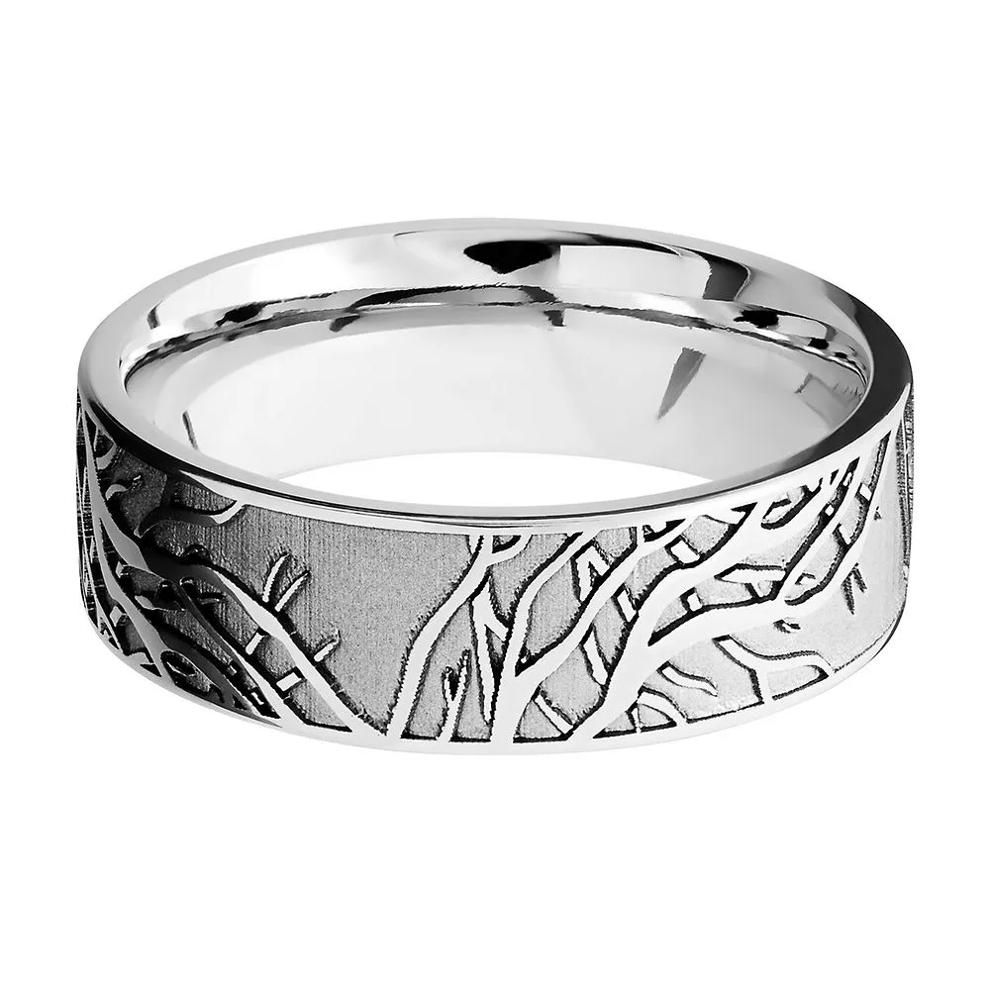 Men's Branch Design Band in Cobalt Chrome – Image 1 of 3