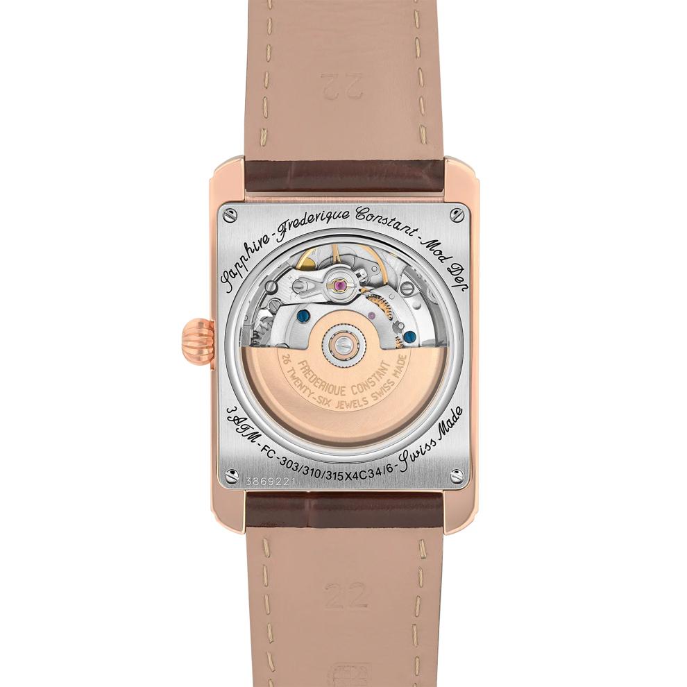 Men's Classics Heart Beat Automatic Watch in Brown Leather – Image 2 of 3