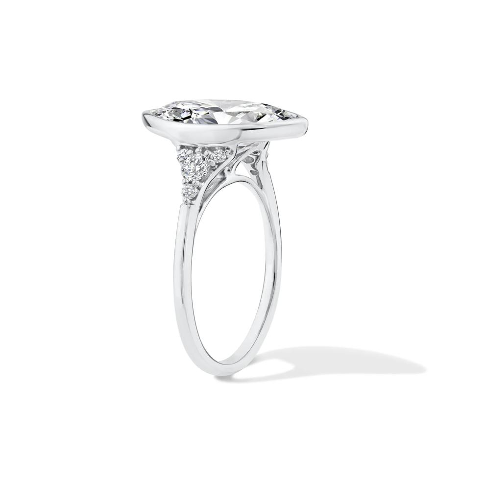 Lab Grown Diamond Marquise-Cut Engagement Ring in 14K White Gold (4 1/4 ct. tw.) – Image 3 of 4