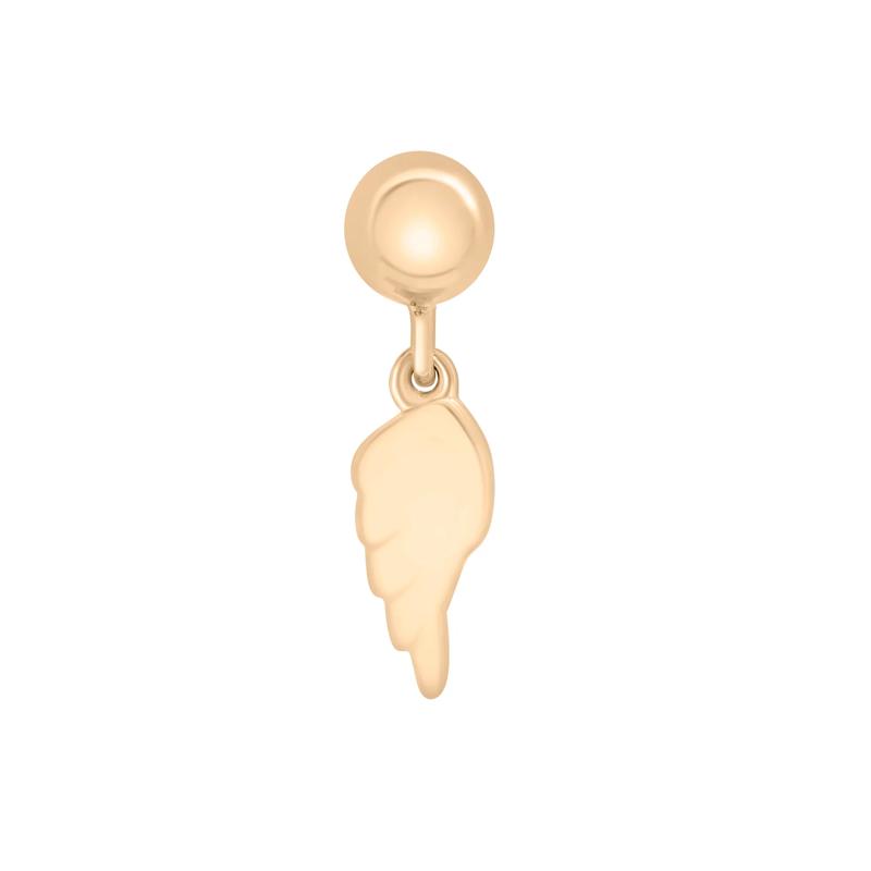 Angel Wing Bead Charm in Vermeil – Image 3 of 3