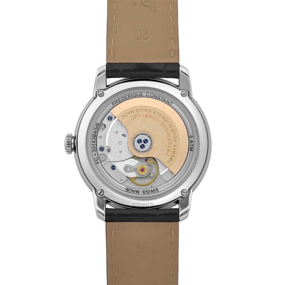 Gent's Classics Premiere Watch in Black Leather – Image 3 of 3