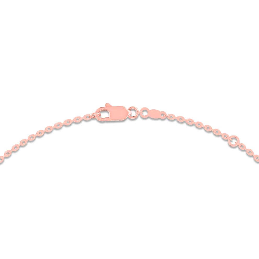 Lab Grown Diamond Pear-Shaped Frontal Necklace in 14K Rose Gold (2 ct. tw.) – Image 2 of 4