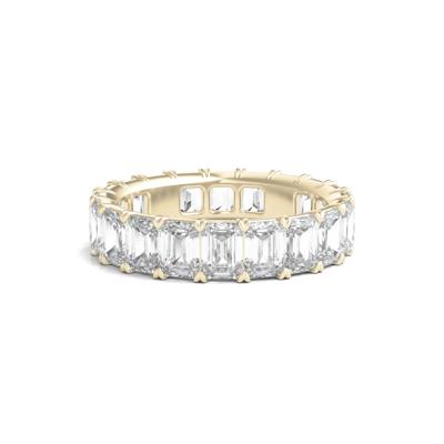Lab Grown Emerald-Cut Diamond Eternity Band in 14K Yellow Gold (6 ct. tw.)