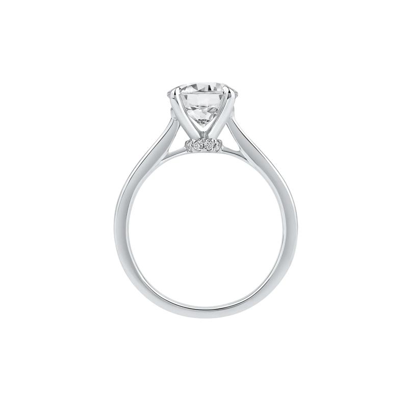 Lab Grown Diamond Solitaire Engagement Ring in Platinum &#40;2 ct. tw.&#41; – Image 2 of 5