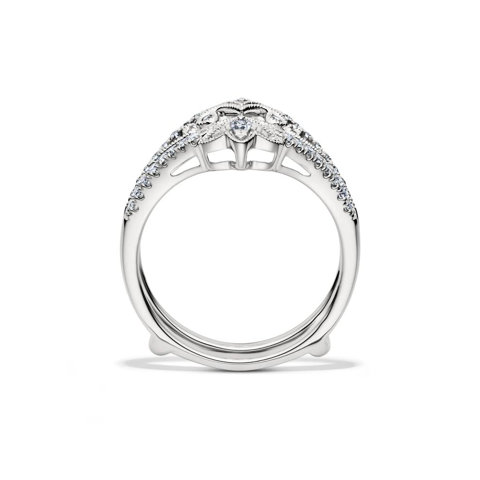 1/4 ct. tw. Diamond Ring Enhancer in 10K White Gold – Image 2 of 4