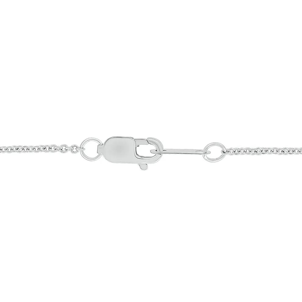 Diamond Infinity Heart Necklace in Sterling Silver (1/7 ct. tw.) – Image 3 of 3