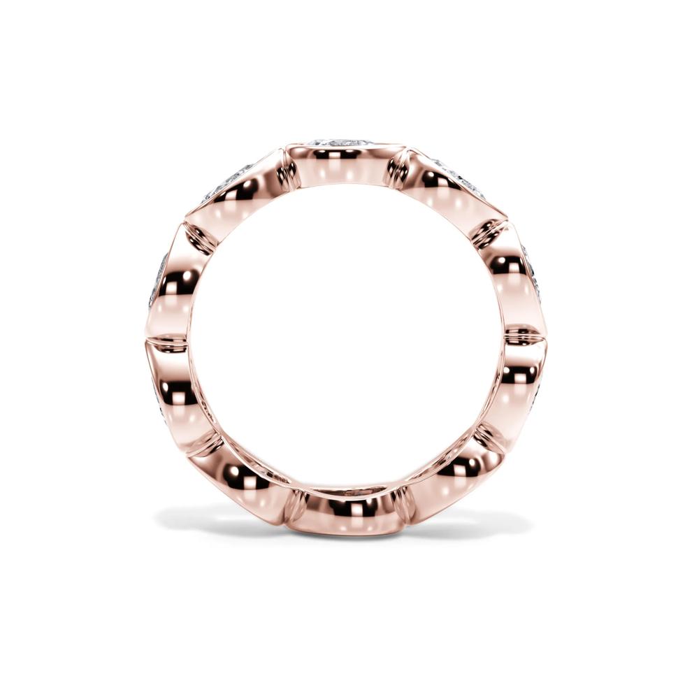 Lab Grown Diamond Bezel-Set Eternity Band in 14K Rose Gold (2 1/4 ct. tw.) – Image 2 of 4