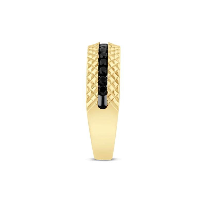 Black Diamond Band in 10K Yellow Gold &#40;1/2 ct. tw.&#41; – Image 3 of 3