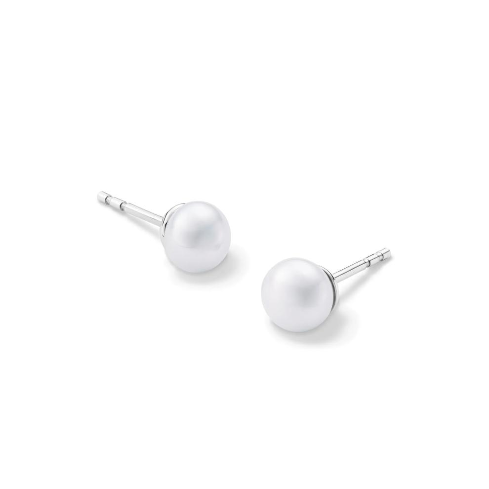 Freshwater Cultured White Button Pearl Box Set in Sterling Silver – Image 3 of 4