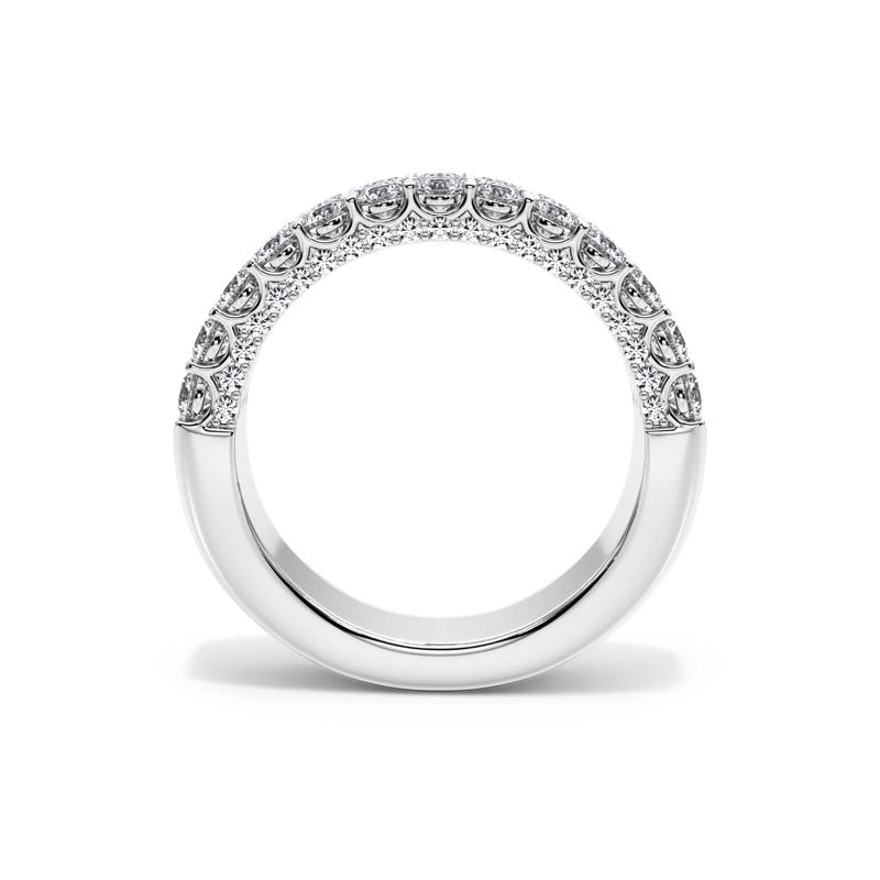 Diamond Multi-Row Anniversary Band in Platinum &#40;2 1/4 ct. tw.&#41; – Image 2 of 4