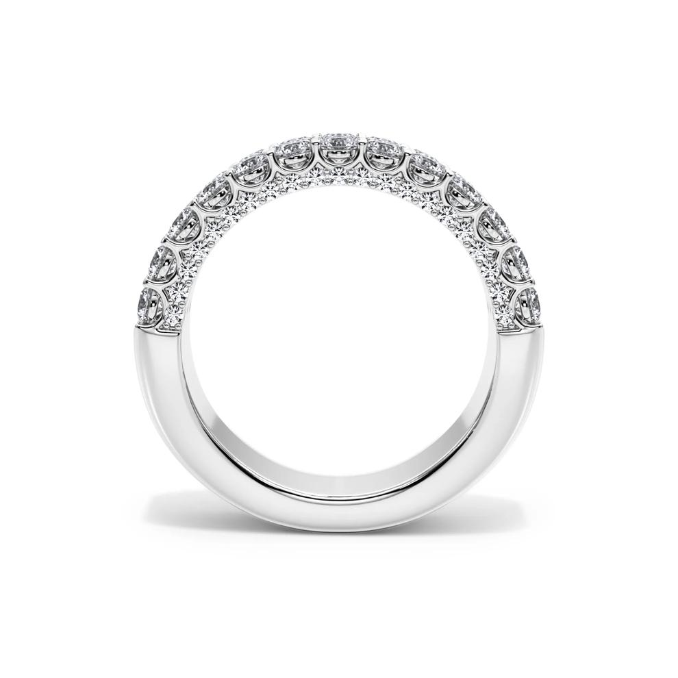 Diamond Multi-Row Anniversary Band in Platinum (2 1/4 ct. tw.) – Image 2 of 4