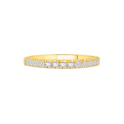 Lab Grown Diamond Anniversary Band in 14K Yellow Gold (1/2 ct. tw.)