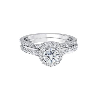 Lab Grown Diamond Engagement Ring Set in 10K Gold