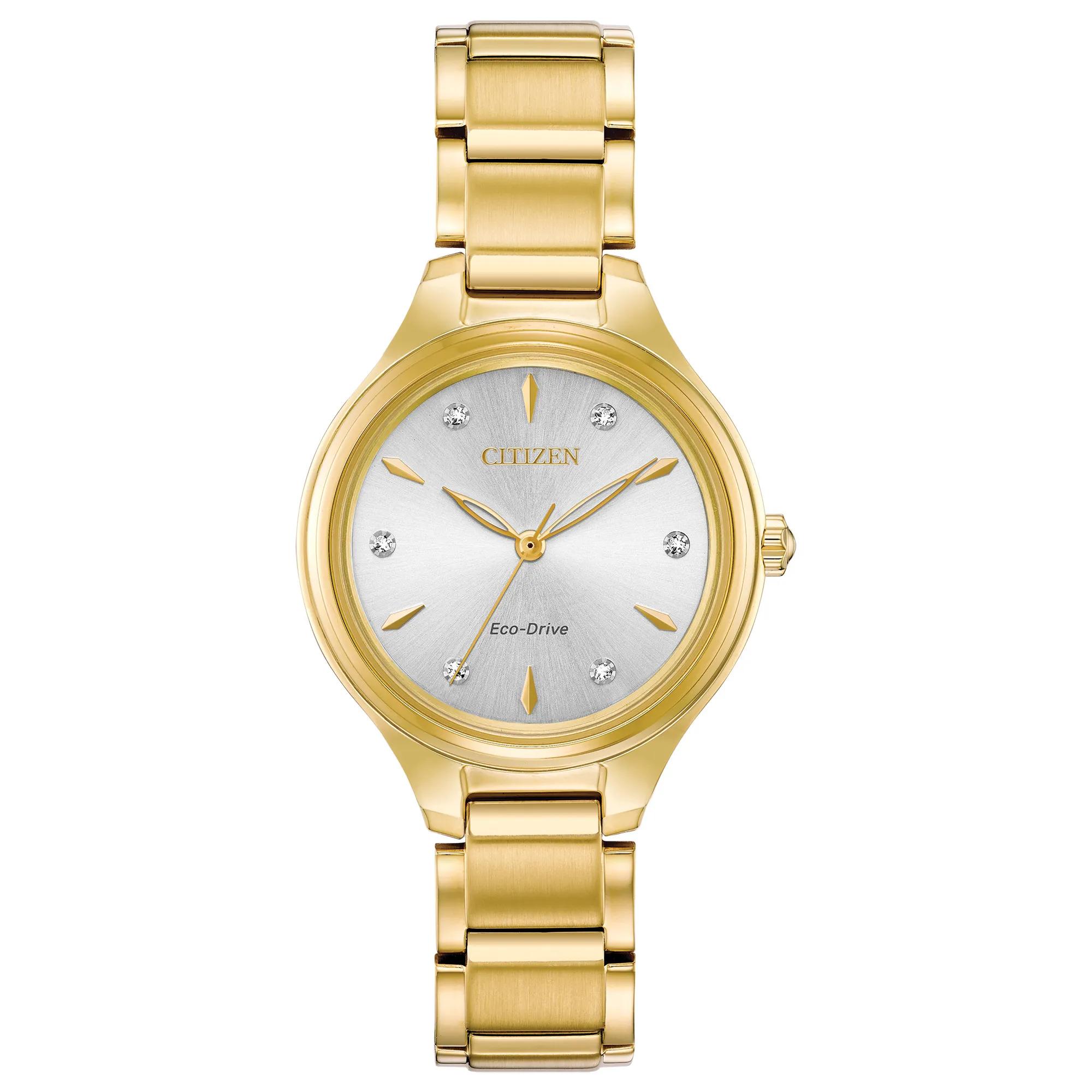 Citizen® Ladies' Corso Watch in Gold-Tone Stainless Steel, 29mm