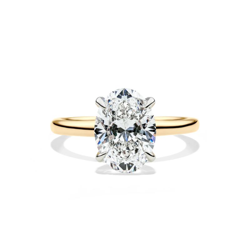Bennett Lab Grown Diamond Engagement Ring in 14K Yellow Gold &#40;3 1/5 ct. tw.&#41;  – Image 1 of 5