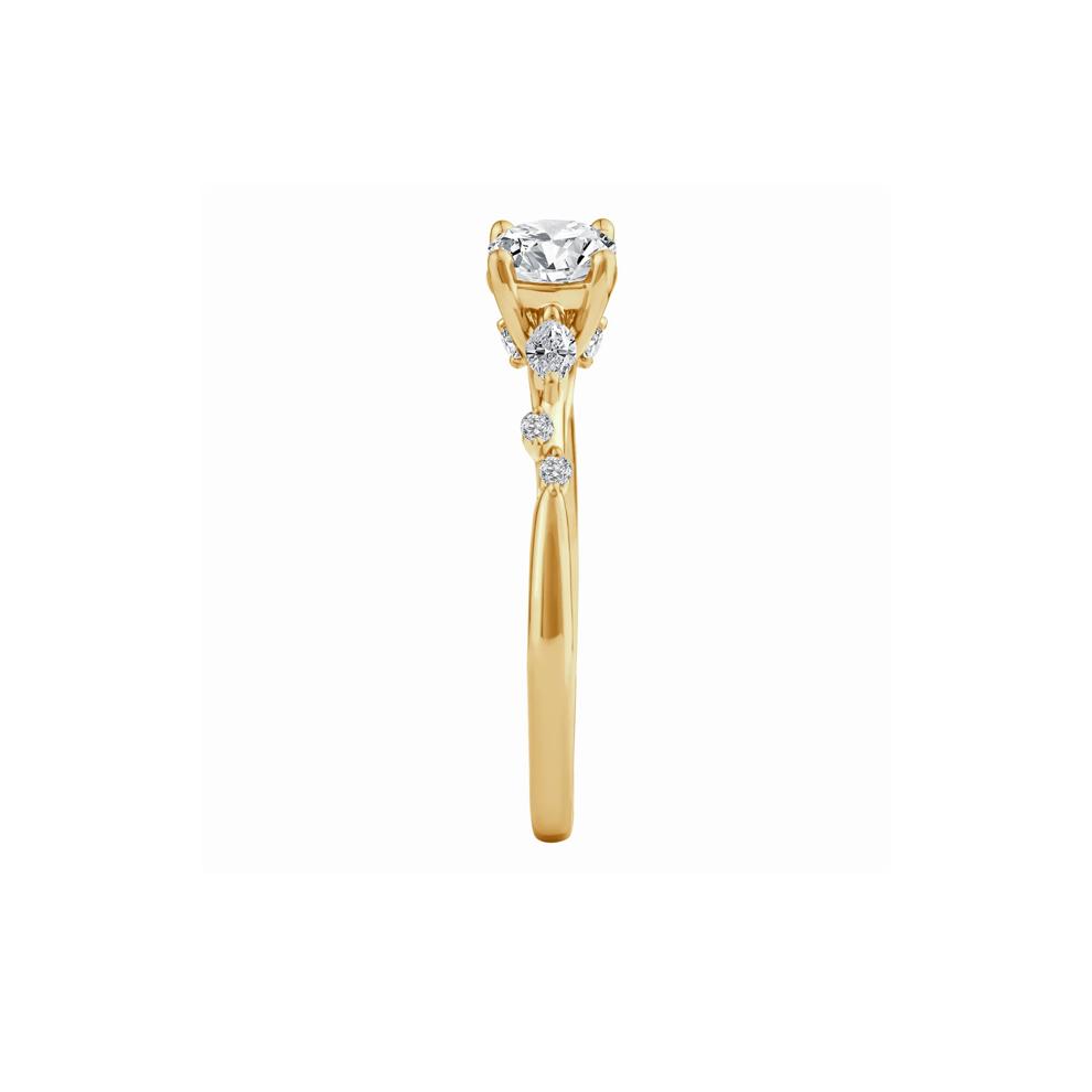 Diamond Engagement Ring in 14K Yellow Gold (5/8 ct. tw.) – Image 3 of 3
