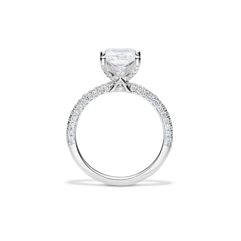 Isla Lab Grown Diamond Engagement Ring in 14K White Gold &#40;3 5/8 ct. tw.&#41; – Image 2 of 4