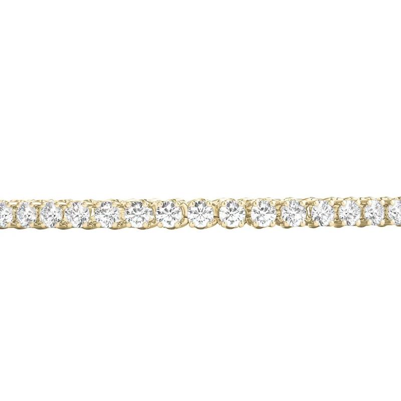 Diamond Tennis Bracelet in 10K Yellow Gold &#40;7 ct. tw.&#41; – Image 2 of 3