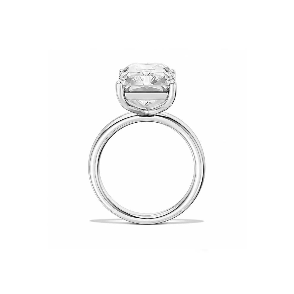 Lab Grown Diamond Radiant-Cut Solitaire Ring in Platinum (8 ct.) – Image 2 of 4