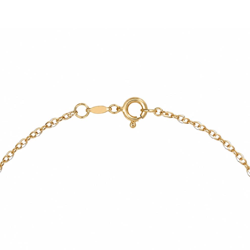 Peridot and Diamond Accent Pendant in 10K Yellow Gold – Image 2 of 3