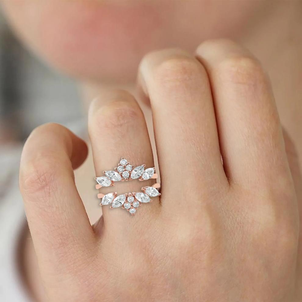 Lab Grown Diamond Enhancer in 14K Rose Gold (2 ct. tw.) – Image 7 of 7