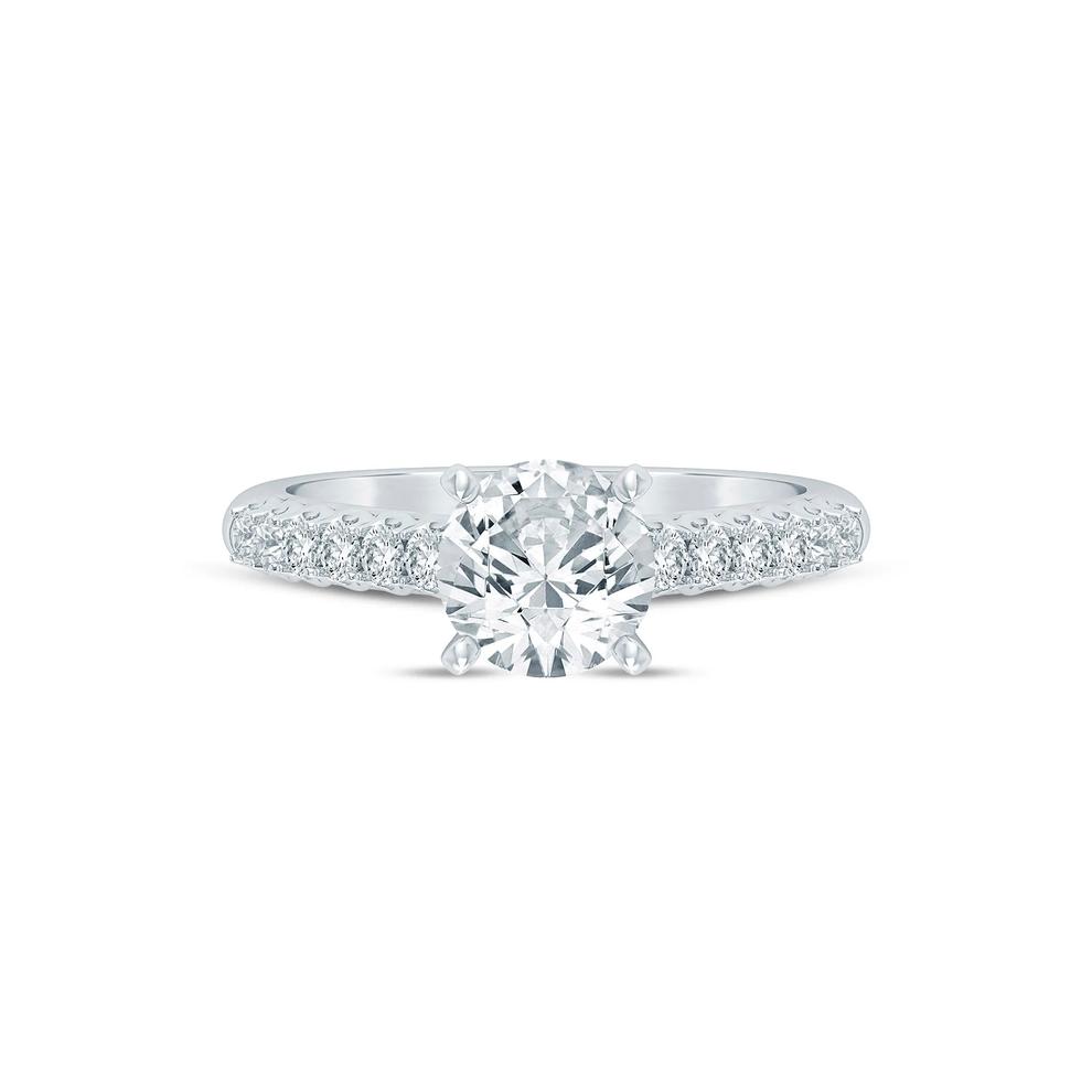 Lab Grown Diamond Semi-Mount Ring in 14K White Gold (1/2 ct. tw.) – Image 1 of 6