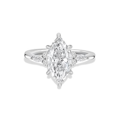 Lab Grown Diamond Marquise-Cut Engagement Ring in 14K White Gold (2 1/4 ct. tw.)