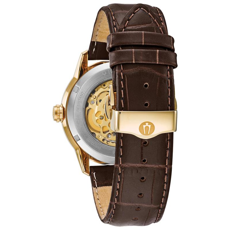 Men&#39;s Sutton Watch in Brown Leather. – Image 3 of 3