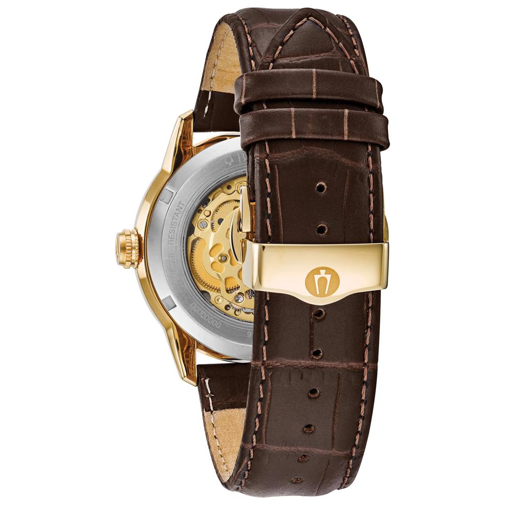 Men's Sutton Watch in Brown Leather. – Image 3 of 3