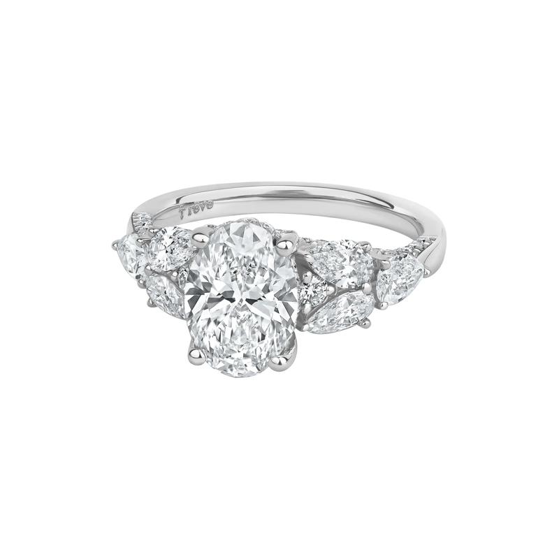 Taylor Lab Grown Diamond Engagement Ring in 14K White Gold &#40;3 1/3 ct. tw.&#41; – Image 4 of 4